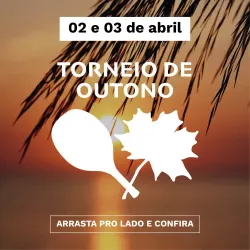 TORNEIO DE OUTONO DE BEACH TENNIS  - Dupla Mista B