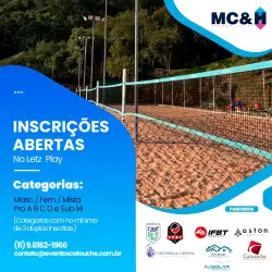 CBBT 25 - MC&H OPEN DE BEACH TENNIS  - AMADOR  - Dupla Masculina A