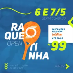 Open Moving de Raquetinha  - Mista Iniciante