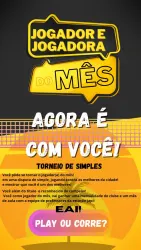 Jogador(a) do mês 🚀🎾 - Jogadora de Abril