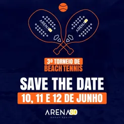3º Torneio de Beach Tennis Arena 80 - Feminino Iniciante