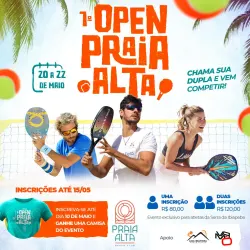 1º  Open Praia Alta de Beach Tennis - Masculina A