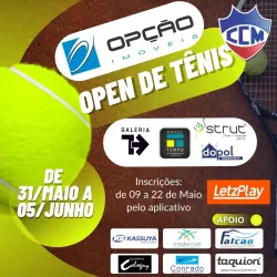 OPÇÃO IMÓVEIS OPEN DE TÊNIS - 3 classe