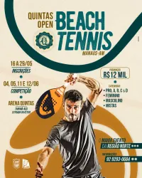 CBBT100 - Quintas Open de Beach Tennis - 3ª Etapa - Dupla Feminina C