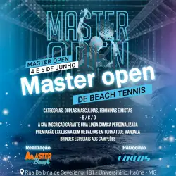 MASTER OPEN DE BEACH TENNIS - 1ª ETAPA 2022