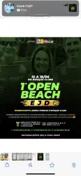 CBBT50 - 1º EJD de Beach Tennis - 4ª Etapa  - Dupla Masculina C