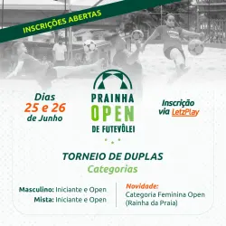 PRAINHA OPEN DE FUTEVÔLEI - Masculina Open