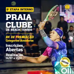 2ª ETAPA DO CAMPEONATO INTERNO DE BEACH TENNIS 2022 - Masculino A