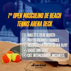 1º Open Masculino de Beach Tennis Arena Deck - Categoria C