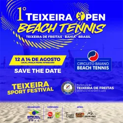 CBBT100 - 1º TEIXEIRA OPEN BEACH TENNIS 2022 - AMADORAS - Dupla Masculina C