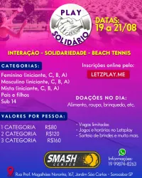 SMASH CENTER - PLAY SOLIDÁRIO - SMASH CENTER - Categoria Mista C