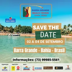 FBBT 100 - 2° BARRA GRANDE OPEN BEACH TENNIS 2022 - PROFISSIONAL - Dupla Masculina Profissional
