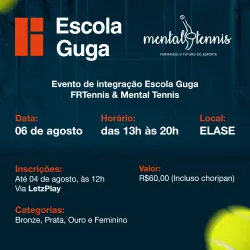 Evento de integração Escola Guga FRTennis & Mental Tennis - Bronze