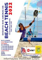 CBBT50 - 1o Desafio das Arenas FABT de Beach Tennis - Dupla Feminina C
