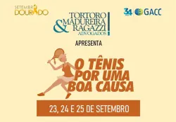 SETEMBRO DOURADO INFANTIL - O Tênis por uma boa causa - INFANTIL BOLA LARANJA