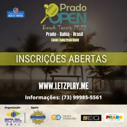 FBBT100 - PRADO OPEN BEACH TENNIS 2022 - AMADORAS - Dupla Masculina C