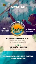 1º Open Academy Beach - Feminino C