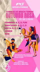 Beach Tennis Outubro Rosa - Juiz de Fora, MG - Mista D