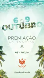 4º Torneio AGA Beach Tennis - Guaíra/SP - Masculino +40