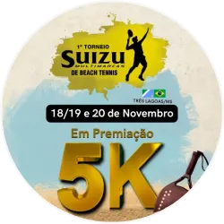 1° torneio Open " Suizu Multimarcas - Três Lagoas" - Categoria B - Masculino