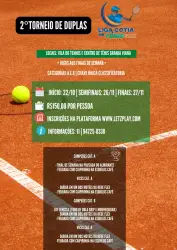 2. Torneio de Duplas Liga Cotia 2022 - CHAVE ÚNICA