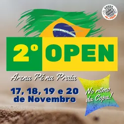 2º OPEN Arena Pé na Praia - No ritmo da Copa! - Masculino A