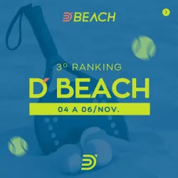 3º RANKING D'BEACH DE BEACH TENNIS - Masculina A