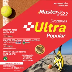 Master 2022 Drograrias Ultra Popular de Tênis - 9Âº Classe - Masculino