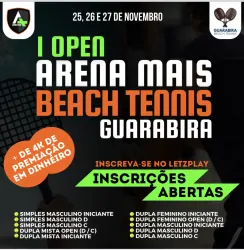 I Open Arena Mais de beach tennis  - Dupla masculino iniciante