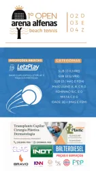 1º Open Arena Alfenas Beach Tennis  - Sub 15