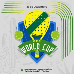 GF3 Sports World Cup Beach Tennis - INICIANTE FEMININA