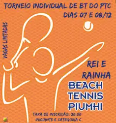 Torneio Individual de Beach Tennis do PTC - Iniciante Feminino