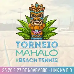 Torneio Mahalo de Beach Tennis 2023 - Feminina C