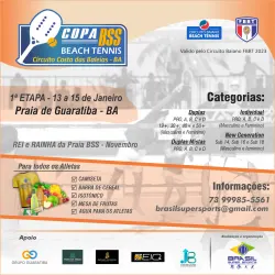 FBBT25 - CIRCUITO COSTA DAS BALEIAS 2023 - Guaratiba - 1 Etapa - Amador - Dupla Masculina 30+
