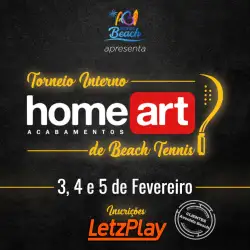 1° Torneio Interno HomeArt de Beach Tennis - Dupla - Mista A
