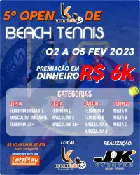 5º OPEN ARENA LOKO DE BEACH TENNIS - MASCULINA B