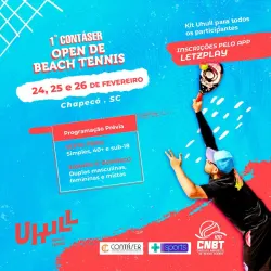 2º Etapa 2023 - CNBT 100 - 1o CONTÁSER OPEN DE BEACH TENNIS - Circuito Noroeste RS/SC -  UHULL - DUPLA MASCULINA C