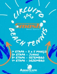 1ª ETAPA DO CIRCUITO SMASH DE BEACH TENNIS 2023 - ARENA CAPRI (TAUBATE/SP) - DUPLA MASCULINA PRO/A
