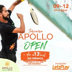 3º Apollo Open - Dupla Masculina 40+ Avançada