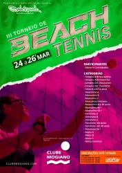 III Torneio de Beach Tennis do Clube Mogiano - Dupla Mista B