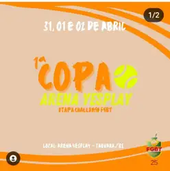 FGBT25 - 1ª COPA ARENA YESPLAY - ETAPA CHALLENGE - Dupla Feminina E