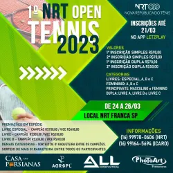 I NRT OPEN DE TÊNIS 2023 - Duplas Misto A