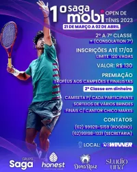 1º SAGA MOBI OPEN de Tênis 2023 - 6Âª Classe Mista