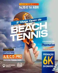 2ª MEGA OPEN DE BEACH TENNIS - APRESENTADO POR PHARMATON - Mista C