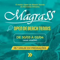 MAGRASS OPEN DE BEACH TENNIS - Duplas Misto Infantil Sub-13