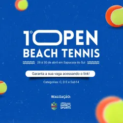 FGBT25 - 1º OPEN DE BEACH TENNIS -  SAPUCAIA DO SUL - Dupla Feminina C