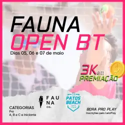 FAUNA OPEN BT - MASCULINO B
