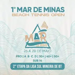 1º Mar De Minas Open De Beach Tênis  - Mista C