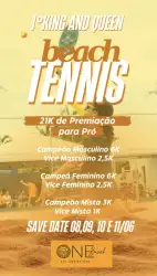 1ª KING and QUEEN do BEACH TENNIS 