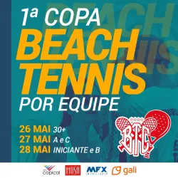 1a. Copa por equipe de Beach Tennis BTC - CATEGORIA INICIANTE